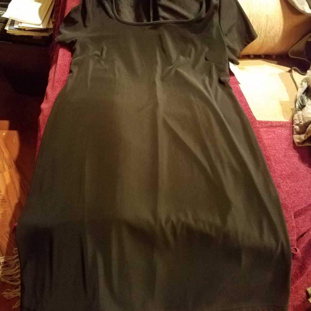 Simple black dress
